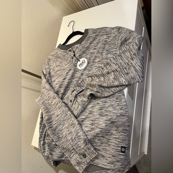 Pino Porte Long Sleeve Heather grey - size XL - Picture 2 of 2